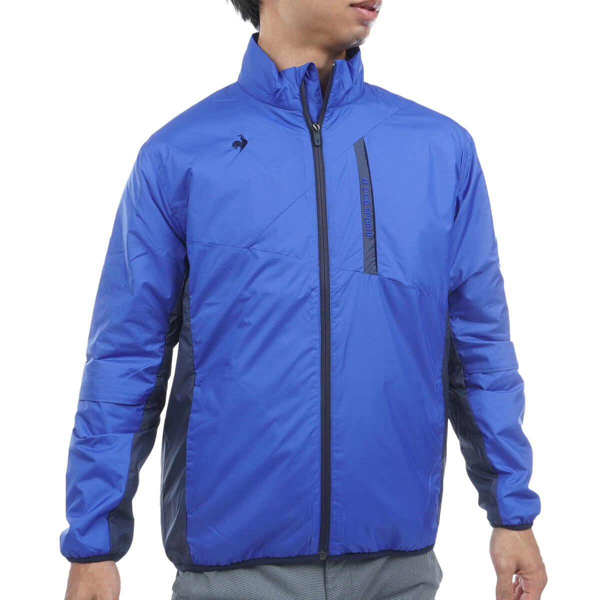 WEB限定カラー ストレッチ プリーツ 中綿 プレーブルゾン(アウター