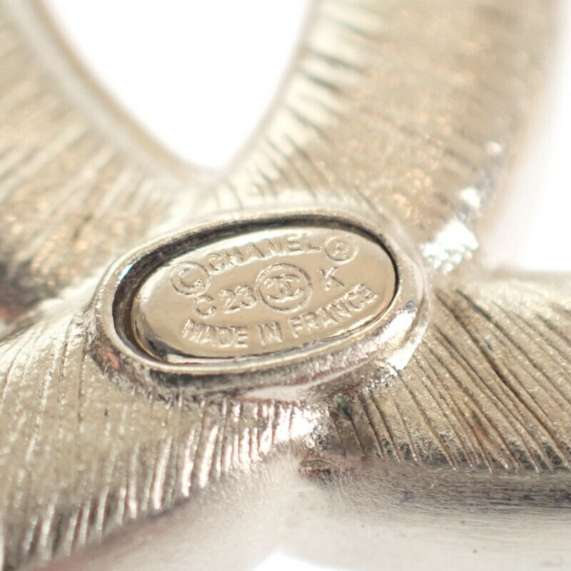 シャネル CHANEL ココマーク ブローチ メタル クリスタル ゴールド