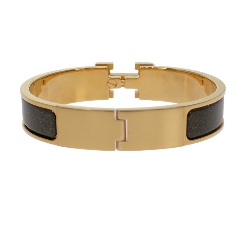 エルメス HERMES エナメルブレスレット クリックH グリッターPM