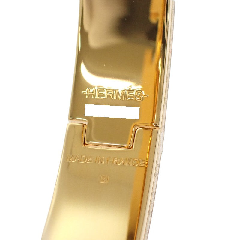 エルメス HERMES エナメルブレスレット クリックH グリッターPM