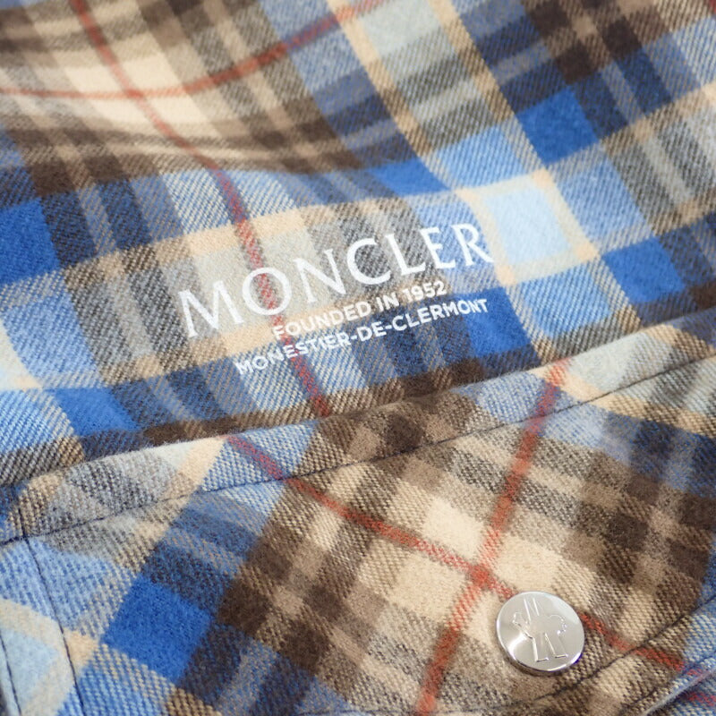 モンクレール MONCLER CAMICIA チェックシャツ トップス L