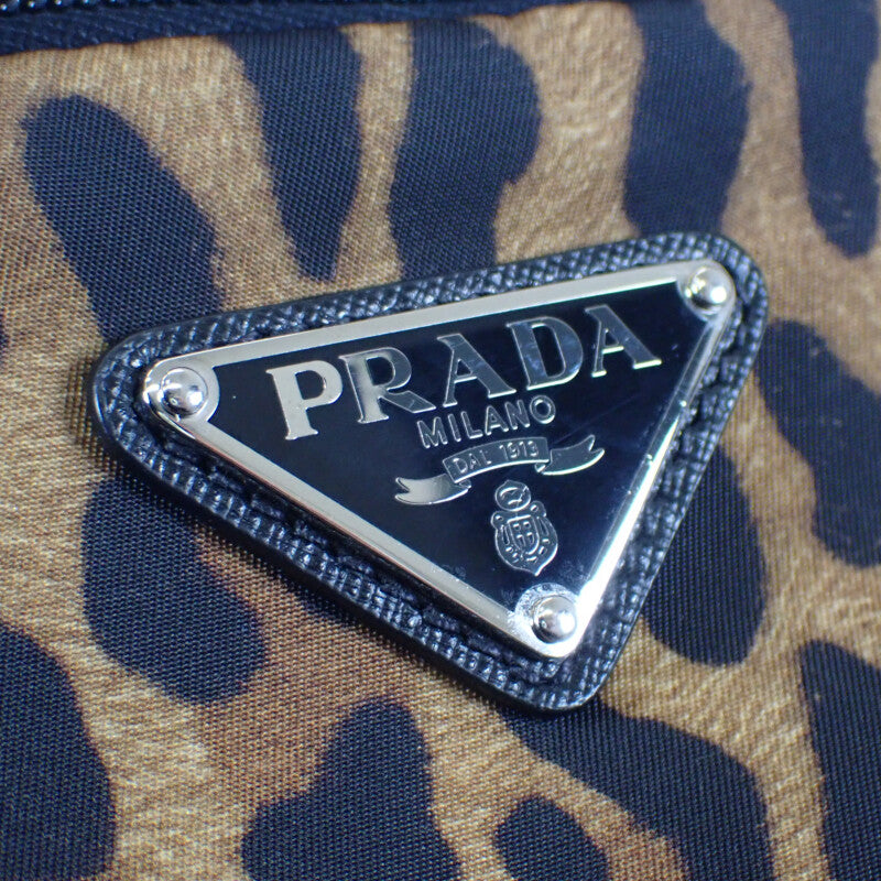 プラダ PRADA レオパード バックパック 1BZ001 リュック・デイパック