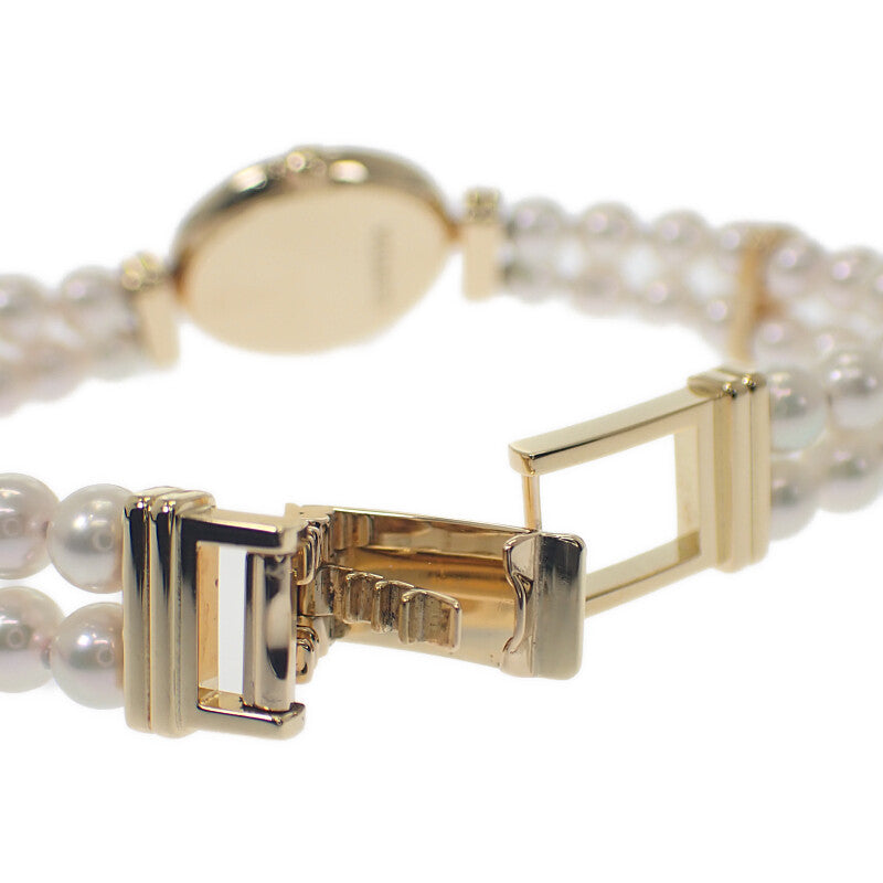 ミキモト MIKIMOTO パールウォッチ パールブレスレット 腕時計 K18