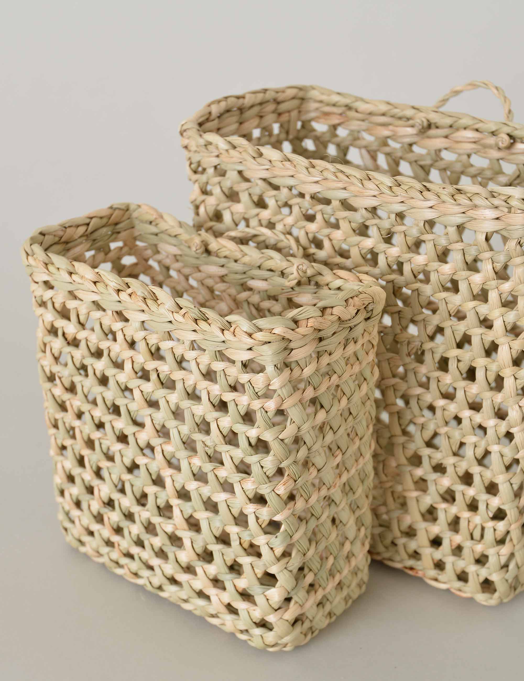 水草の透かし編みかご / ババグーリ | ヨーガンレール ババグーリ