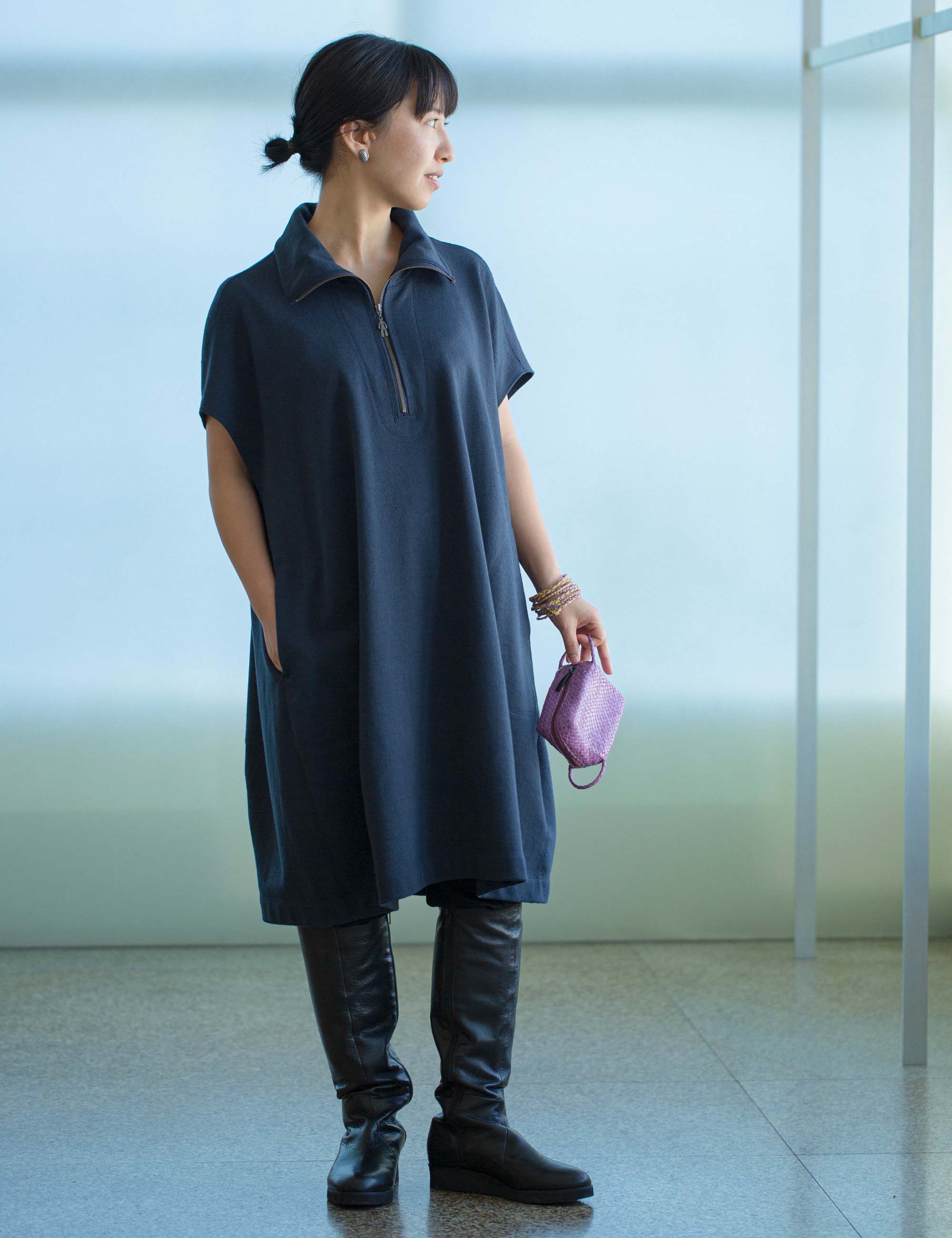 コットン裏毛のチュニック / ババグーリ | ヨーガンレール ババグーリ