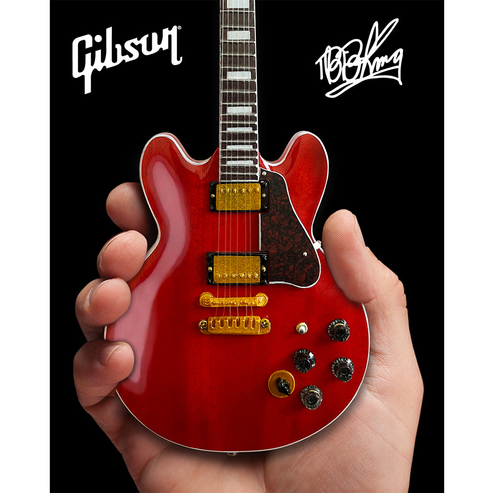 Axe Heaven BB King Gibson ES-355 Lucille Cherry Miniature Guitar