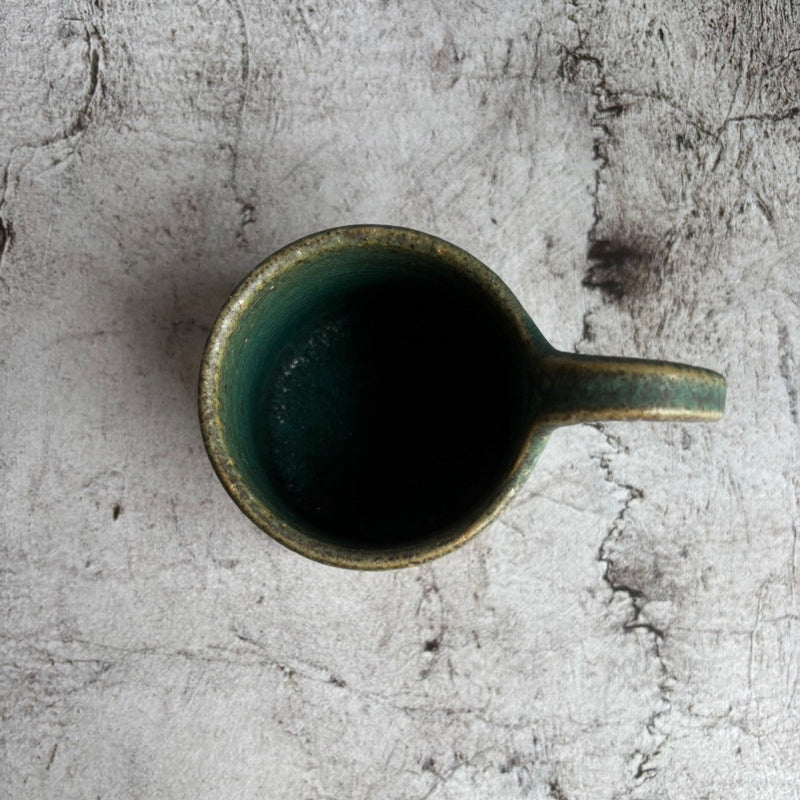 上手マグ 青C｜作家 藤原純（信楽焼） – nokaze｜陶器、和食器、うつわ