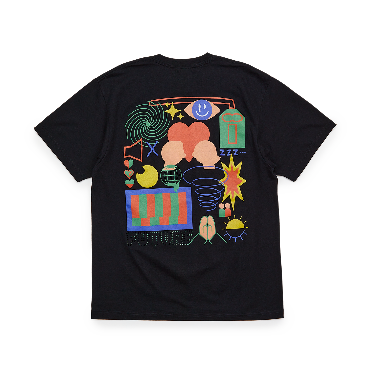 愛心 Tシャツ [ブラック] – 川崎鷹也公式オンラインショップ