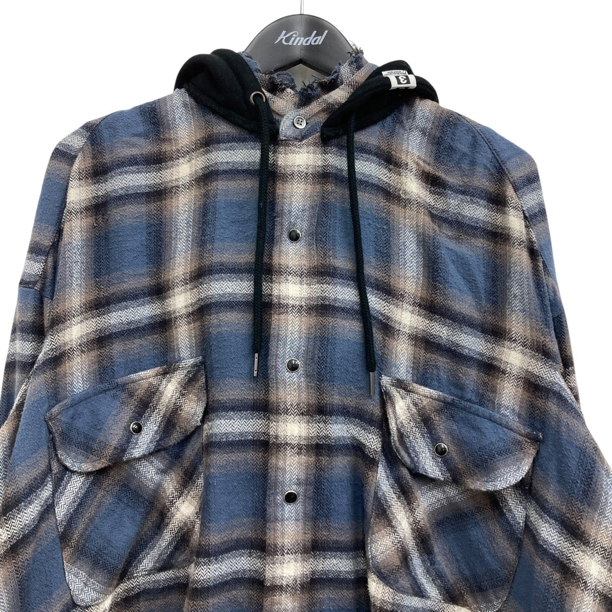 Maison MIHARA YASUHIRO(メゾンミハラヤスヒロ) チェック柄フード