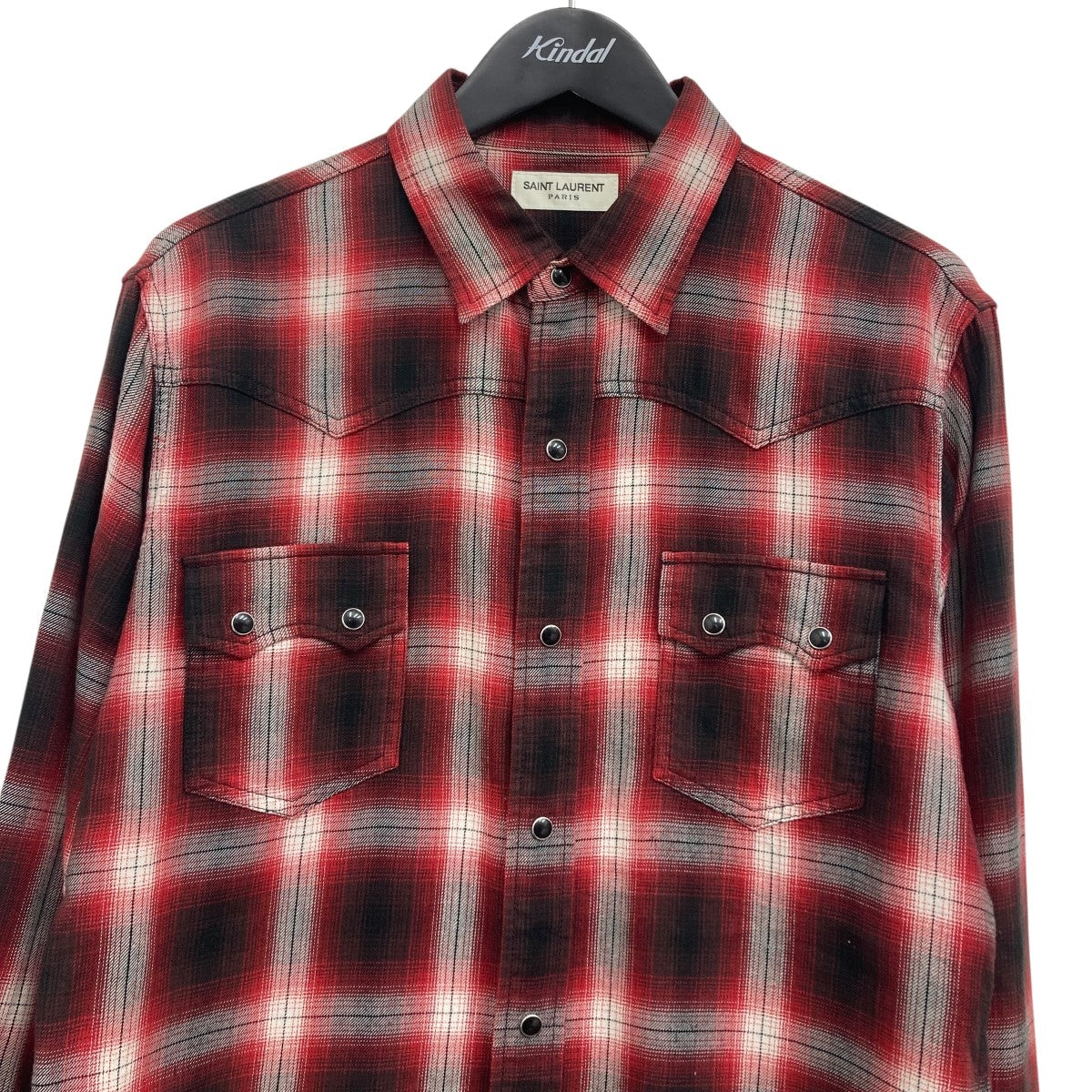 Saint Laurent Paris(サンローランパリ) ウエスタンオンブレチェック