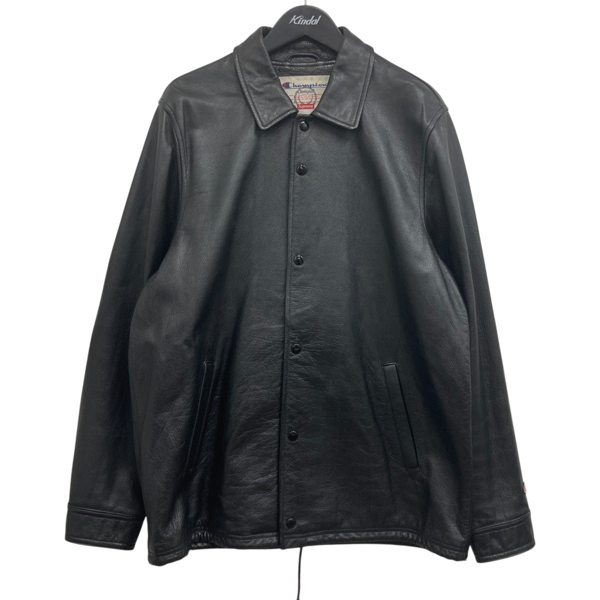 Supreme×Champion 15AWLeather Coaches Jacketレザーコーチジャケット