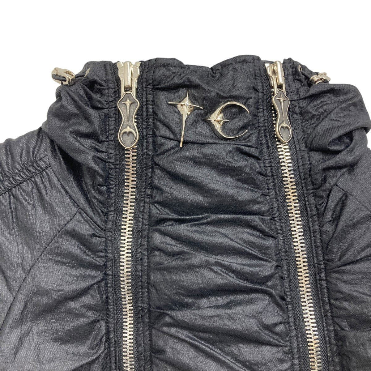 THUG CLUB(サグクラブ) ダブルジップナイロンボンバージャケット