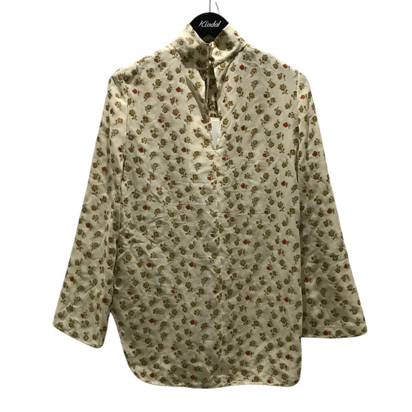 mame kurogouchi(マメクロゴウチ) 25SS【Floral Jacquard Hight Neck