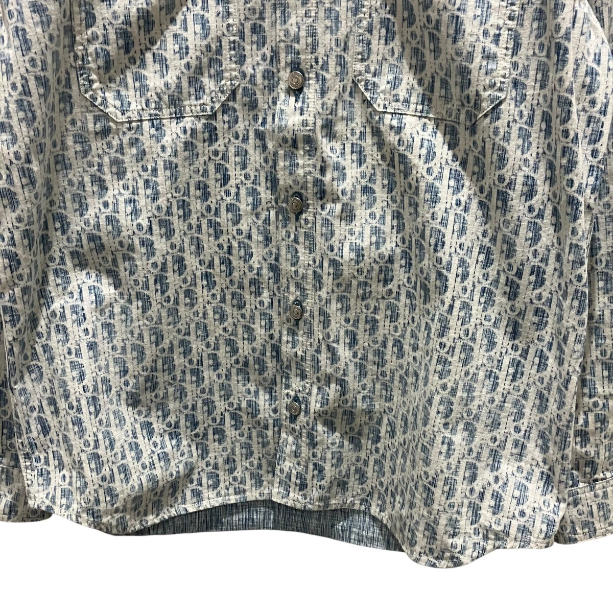 DIOR(ディオール) オブリーク総柄デニムシャツ013D585BY989