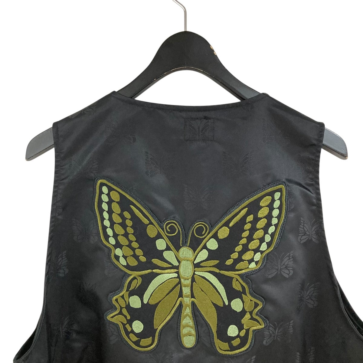 Needles(ニードルズ) パッチデザインナイロンベスト QV132 ブラック