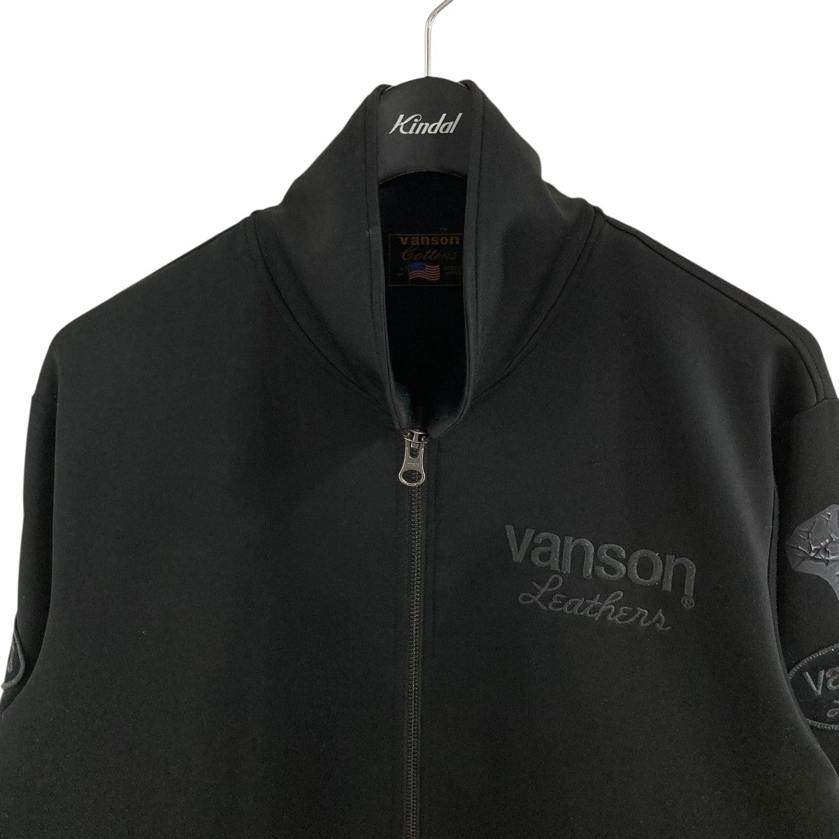 VANSON(バンソン) ボーントラックジャケット ブラック サイズ M