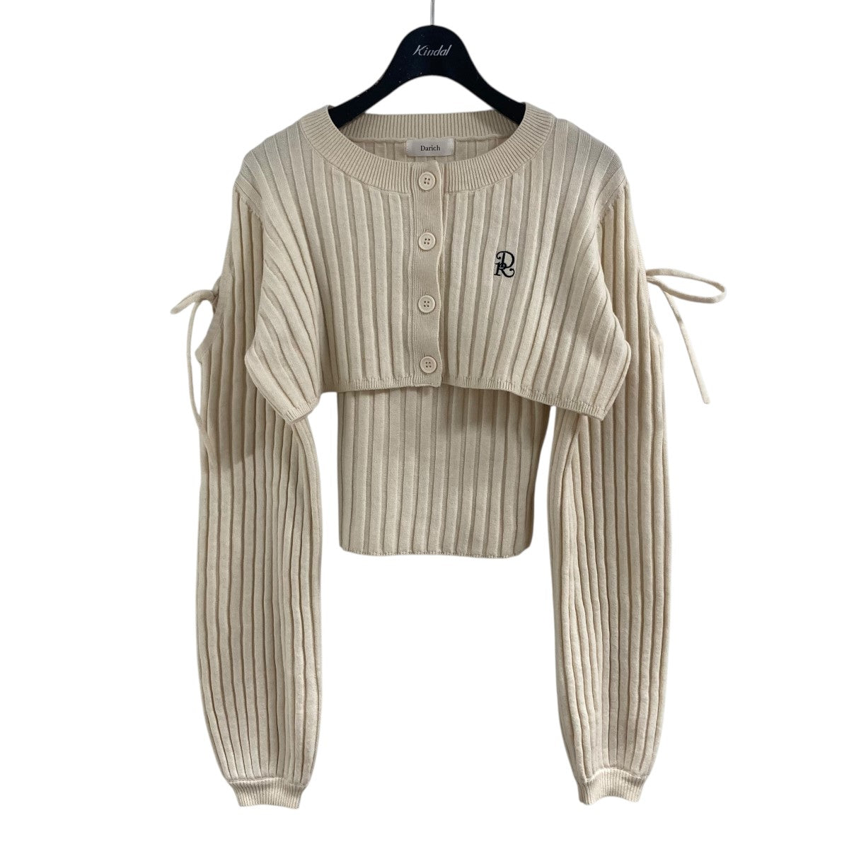 Darich(ダーリッチ) ショルダーオープンアンサンブルニットトップス