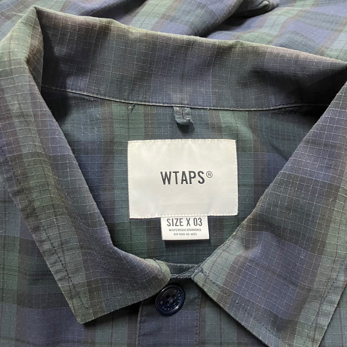 WTAPS(ダブルタップス) チェックシャツ 211GWDT-SHM01 WCPO/LS/COPO