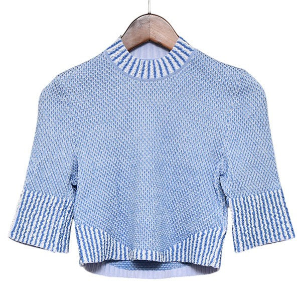 mame kurogouchi(マメクロゴウチ) 2024SS Spots Pattern Knitted