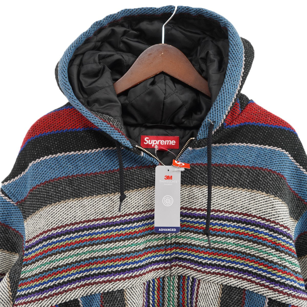 Supreme(シュプリーム) 25SS Woven Stripe Hooded Jacketロゴ ウーブン