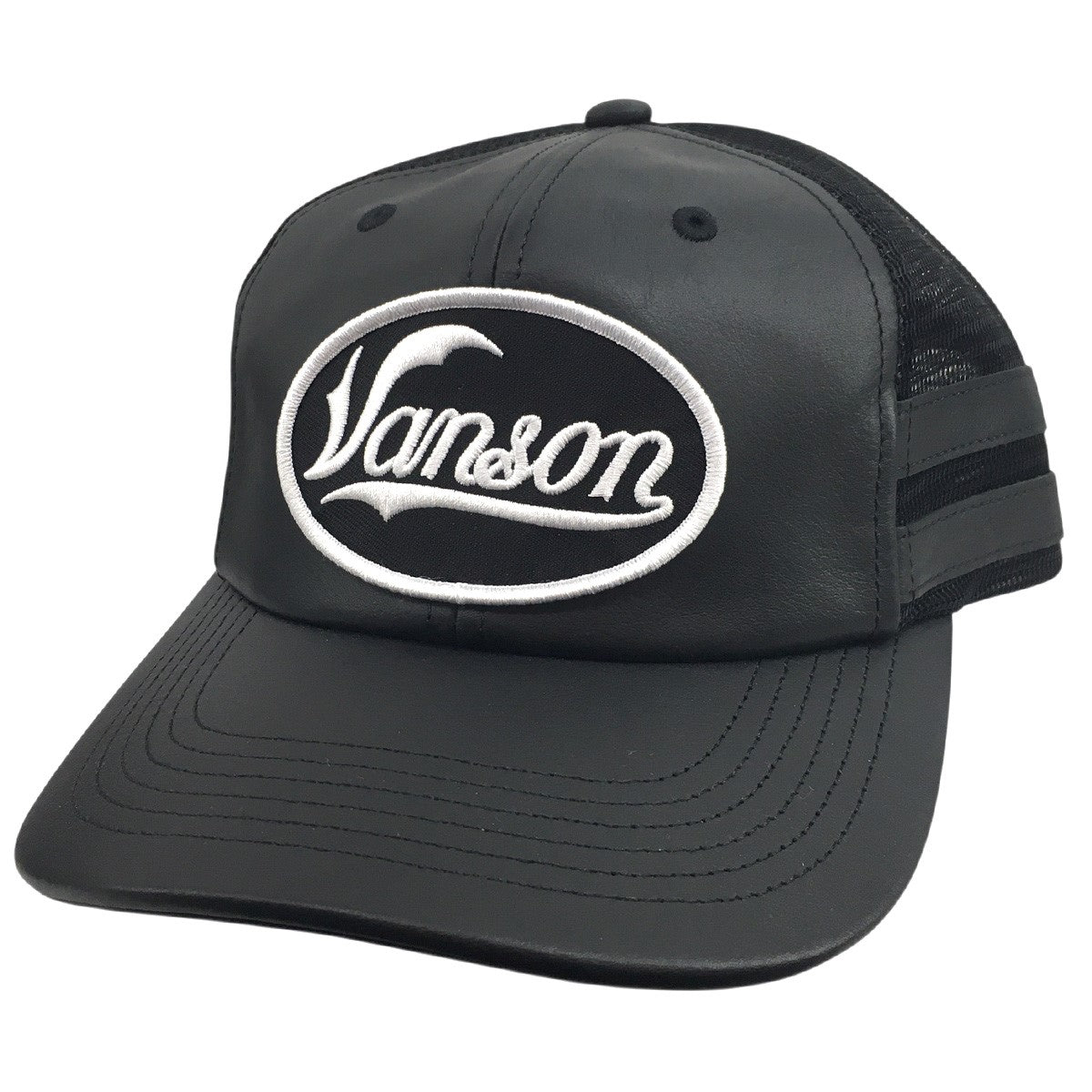 Supreme×VANSON 25AW Vanson Leathers Mesh Back 6-Panelロゴ レザー