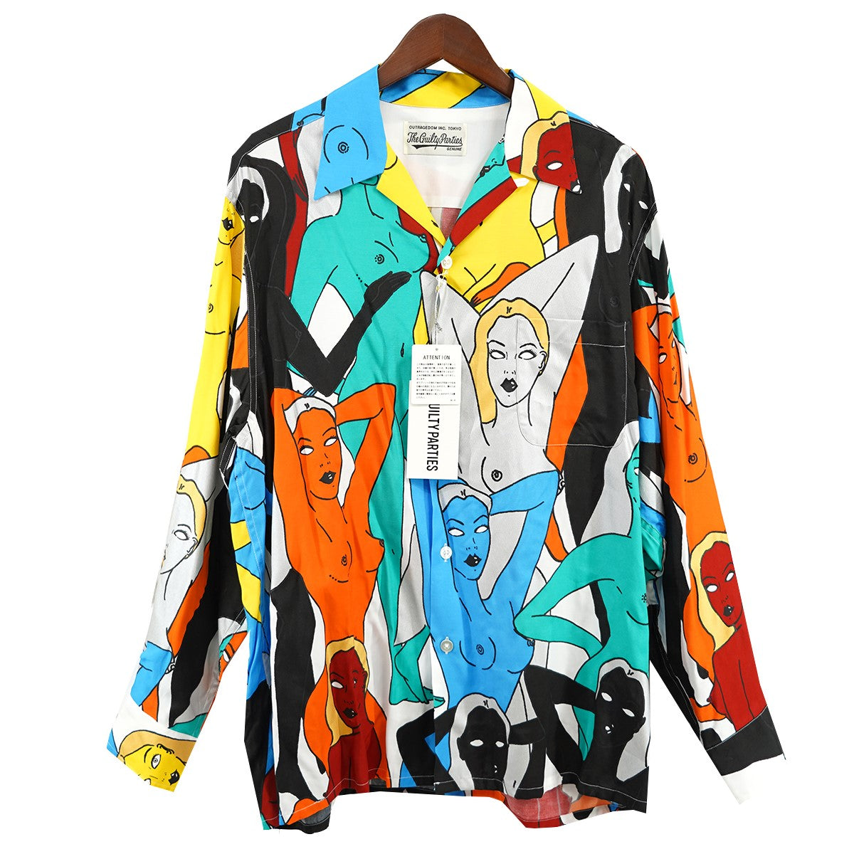 WACKO MARIA(ワコマリア) 22AW 天国東京百女柄図 HAWAIIAN SHIRT L／S