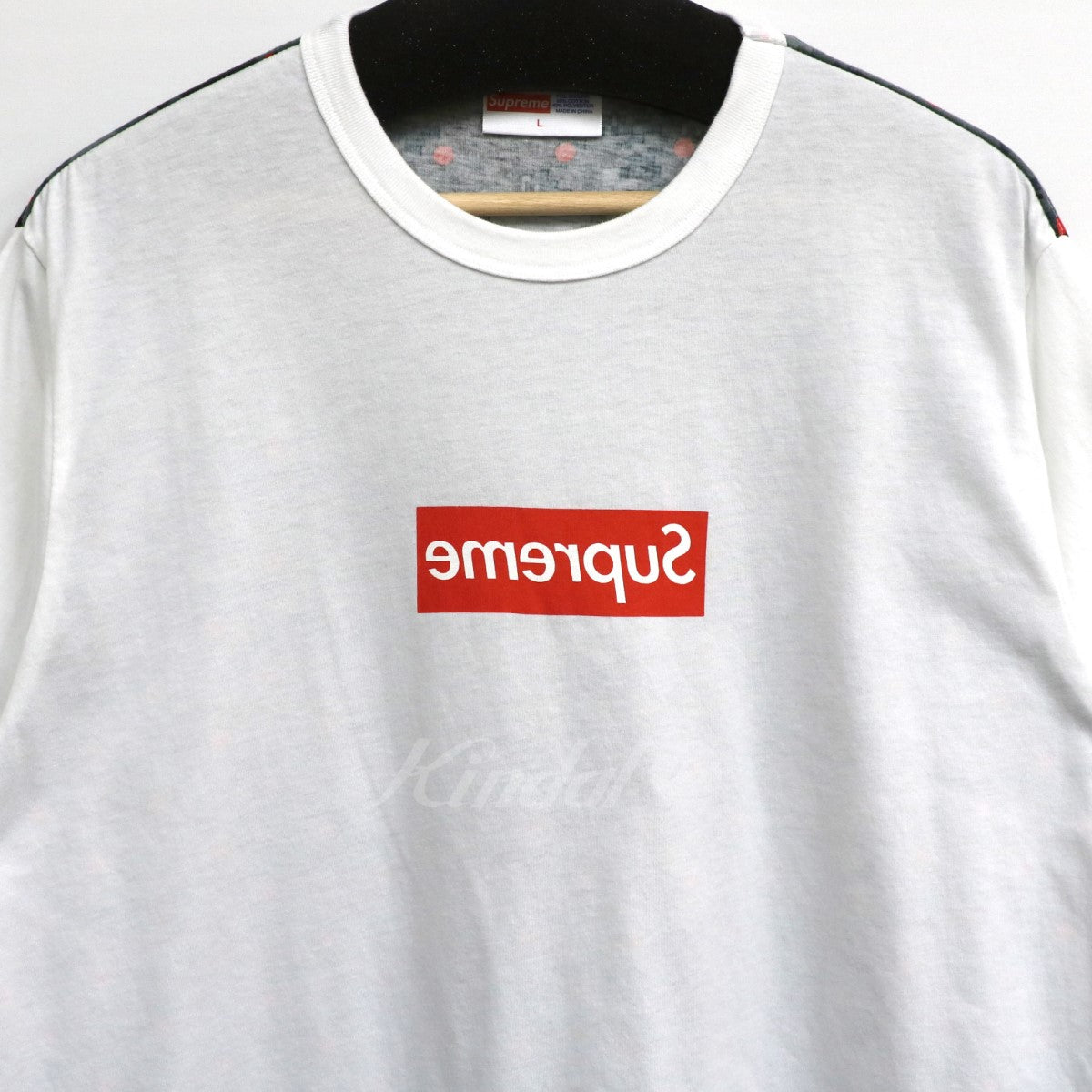 SUPREME×COMME des GARCONS SHIRT 13SS反転BOX Logo Box Logo S／S Tee