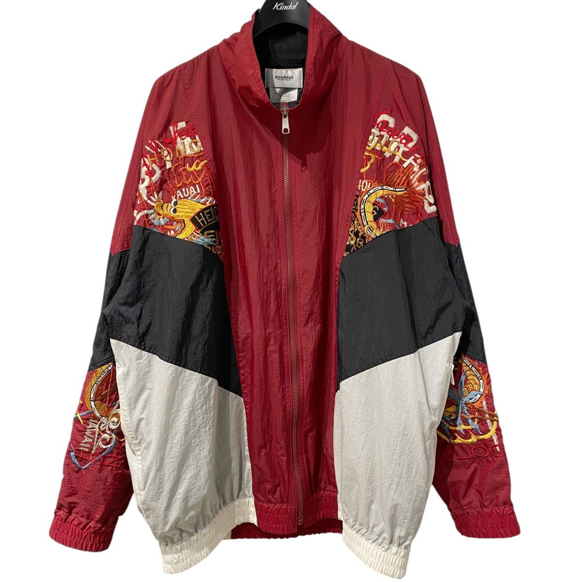 doublet(ダブレット) 18SSBreak Up Embroidery Track Jacket刺繍