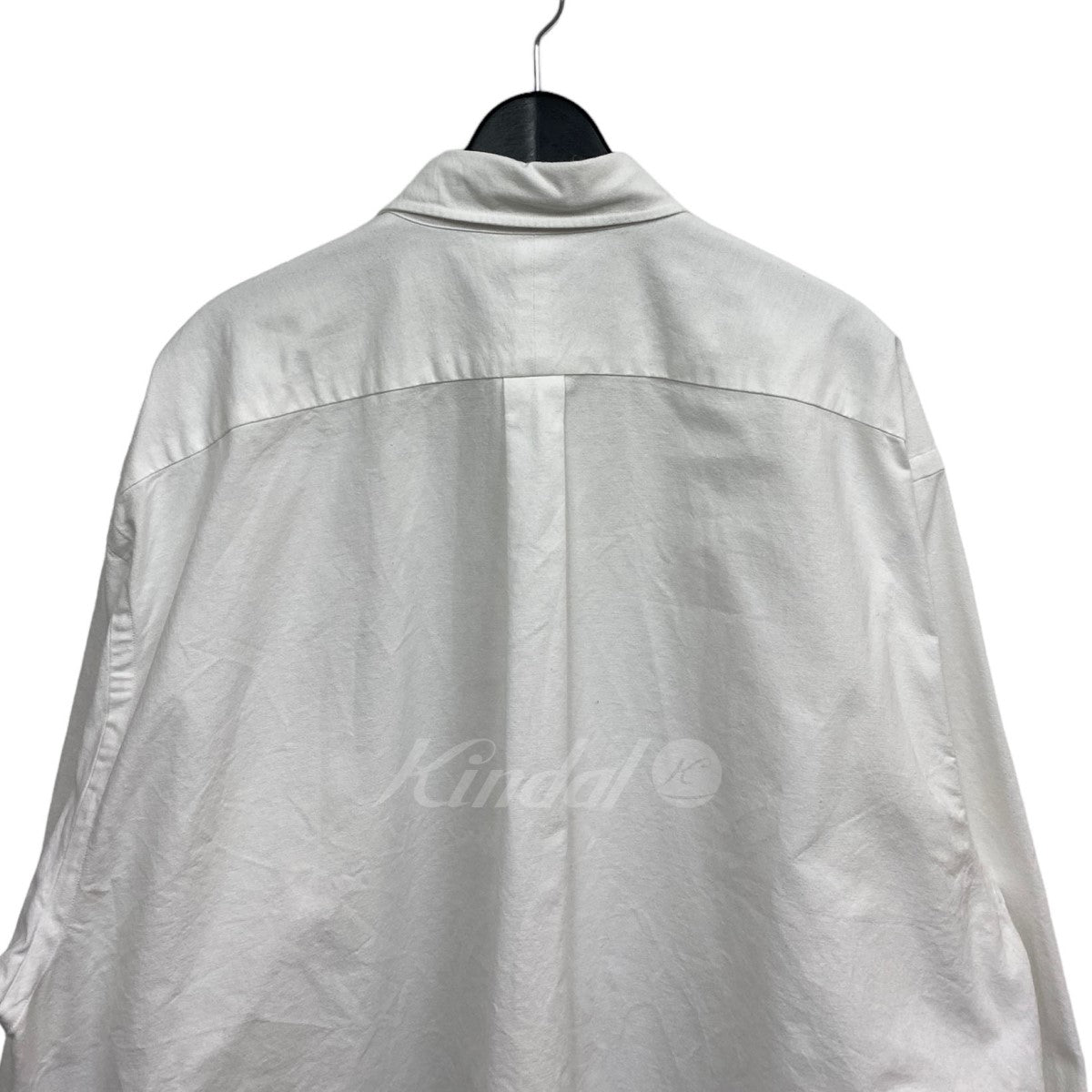 COMOLI(コモリ) 23SS オックスBDシャツX01-02009 着画：身長 173cm