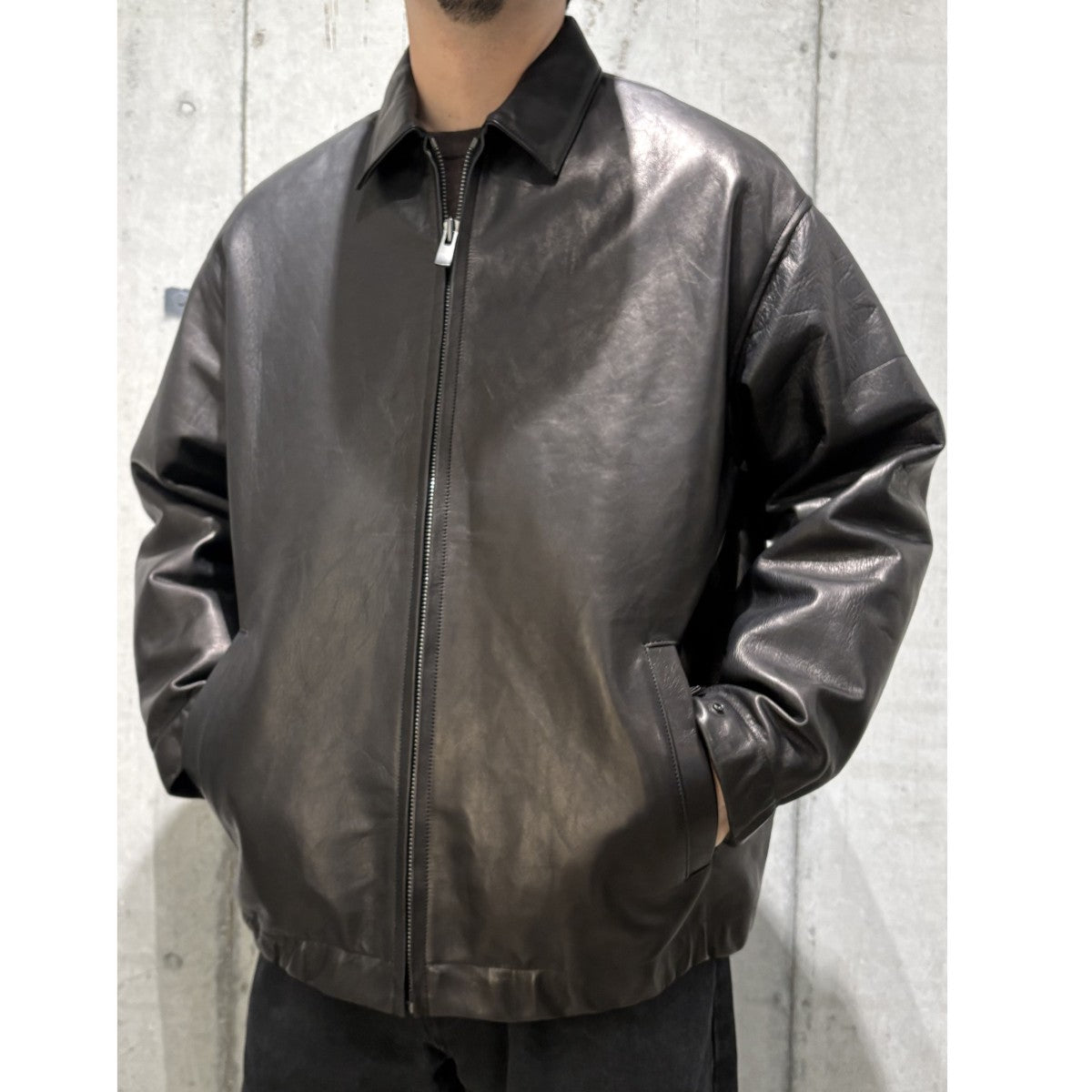 semoh(セモー) 25AWHorse Leather Zip BlousonホースレザーZIPレザー