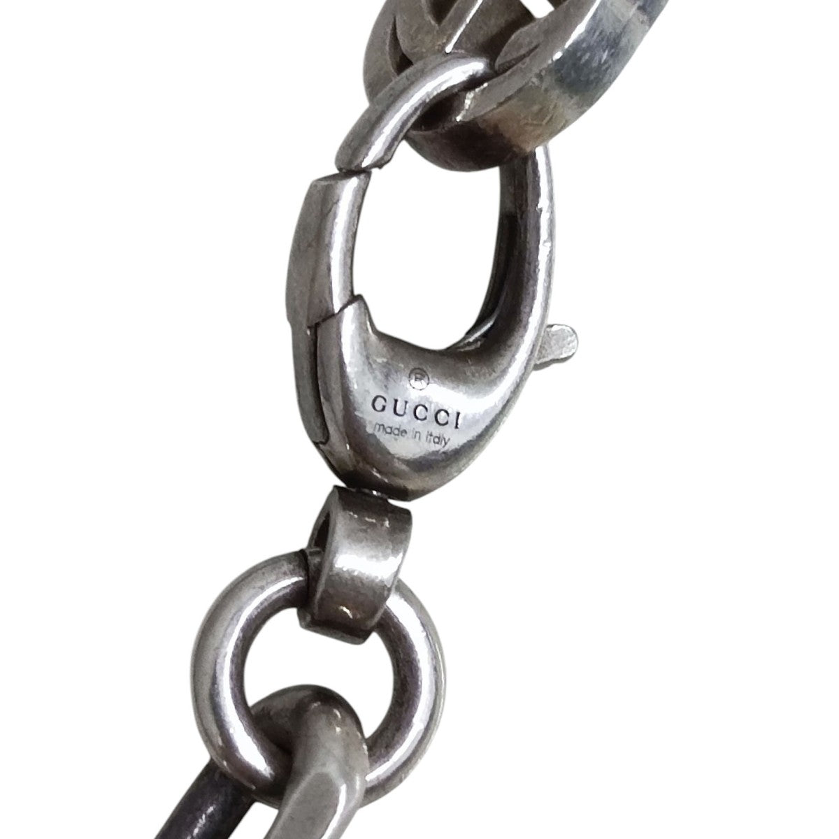 GUCCI(グッチ) インターロッキングG チェーンネックレス シルバー