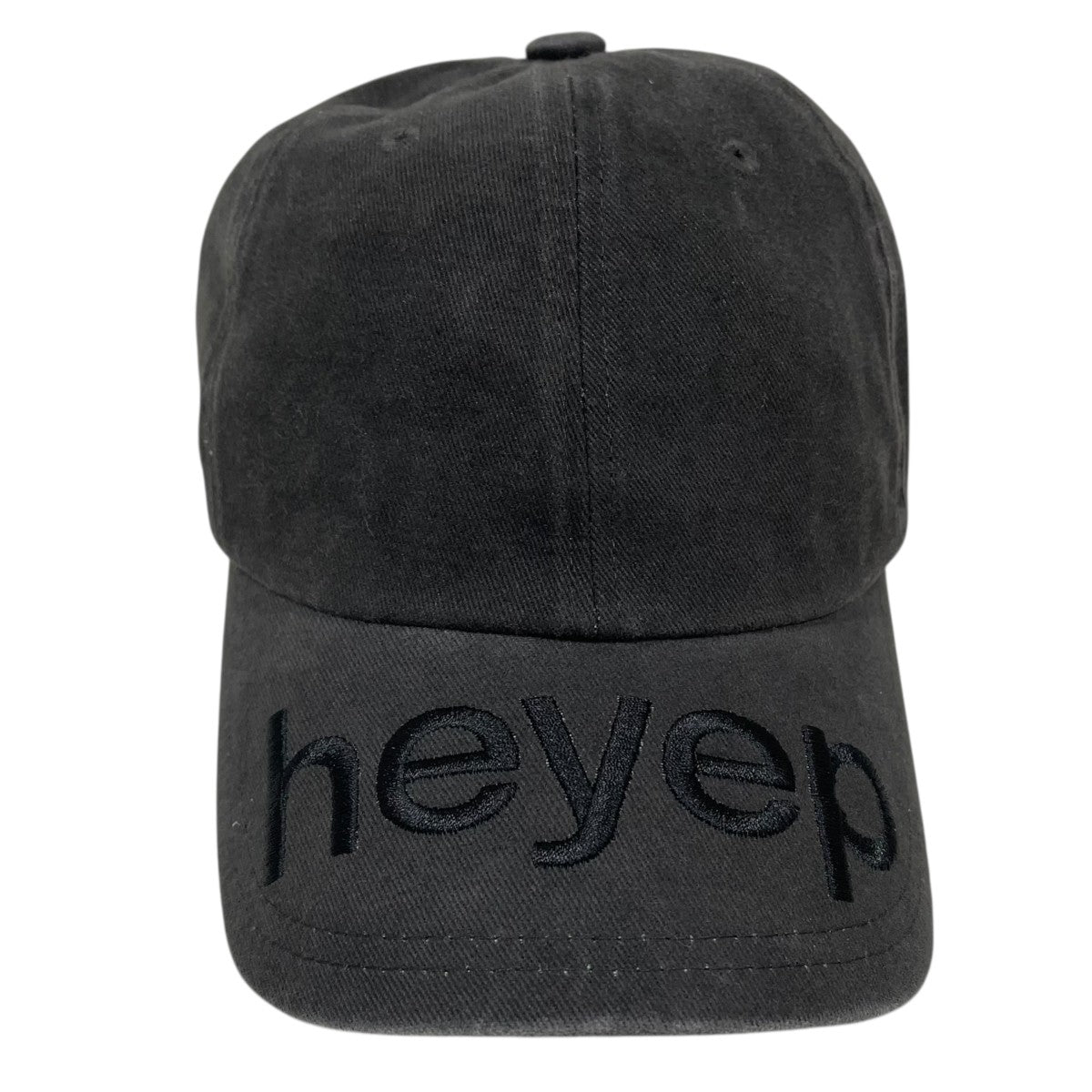 heyep(ヘイップ) ロゴキャップ Logo Cap ブラック｜【公式】カインド