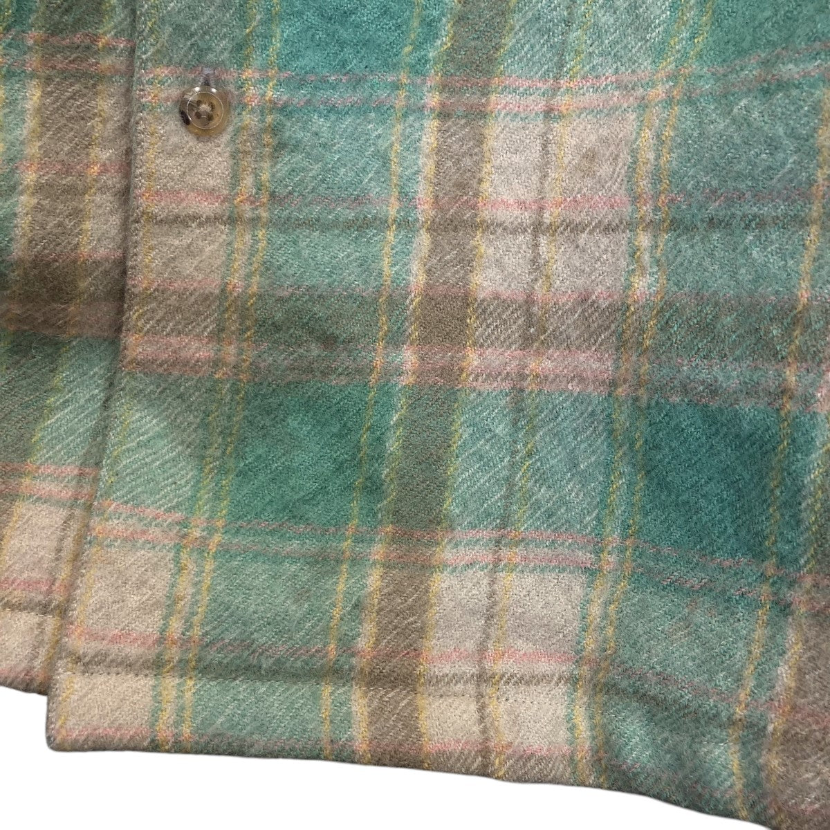 doublet(ダブレット) 21AWCHECK SHIRT WITH MY DOLLチェックシャツ