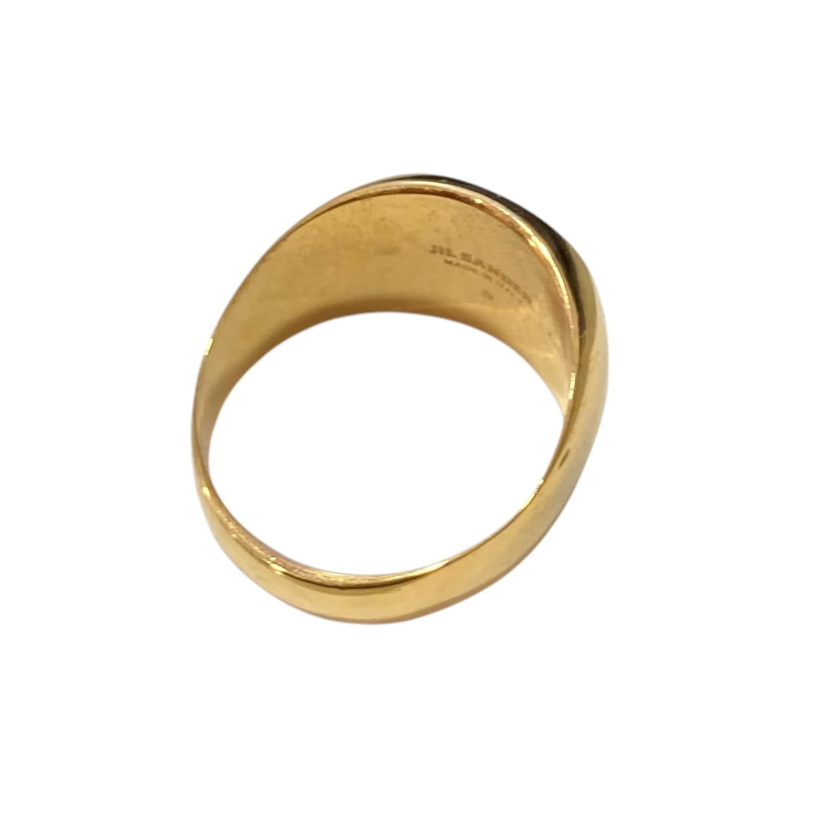 JIL SANDER(ジルサンダー) シグネットリング ゴールド サイズ S(18号
