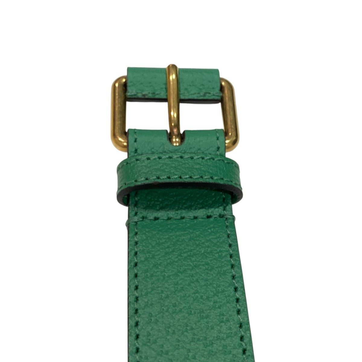 GUCCI×adidas ロゴレザーベルト702277 702277 グリーン｜【公式