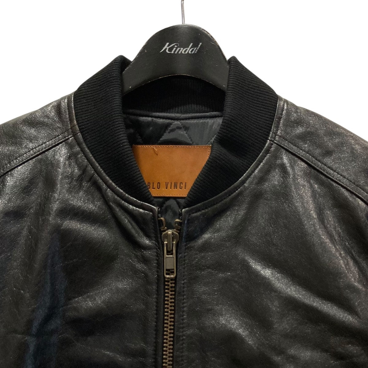PABLO VINCI(パブロヴィンチ) 24AWカウハイドレザーボンバージャケット