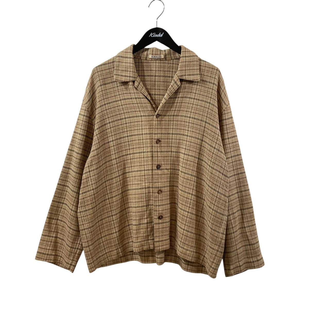 AURALEE(オーラリー) SILK SUMMER TWEED BLOUSONシャツジャケット