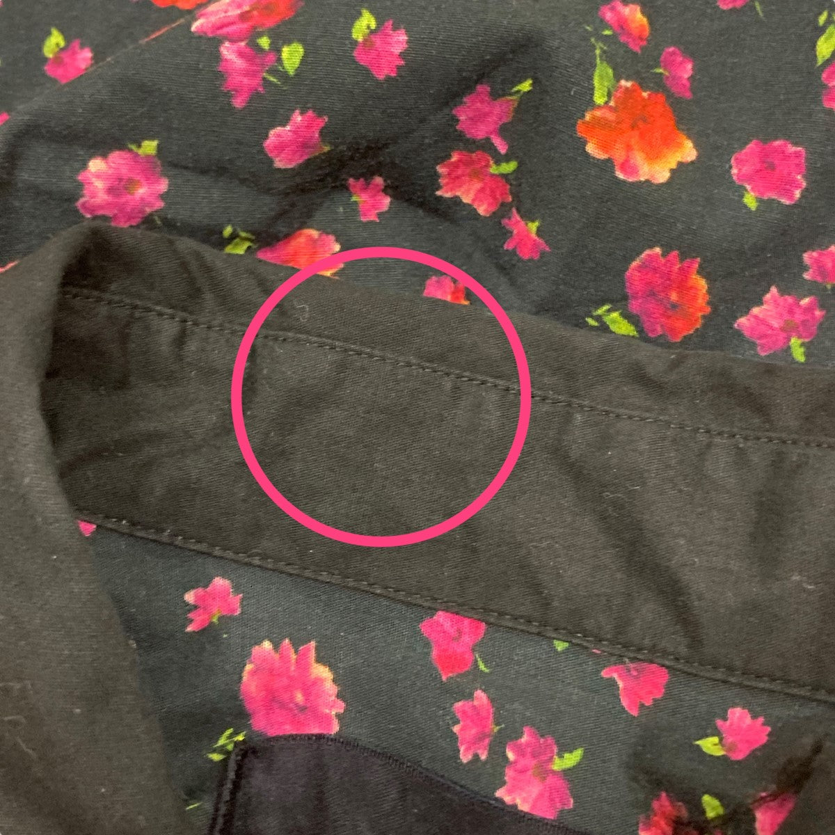 tricot COMME des GARCONS(トリココムデギャルソン) ラウンドカラー花