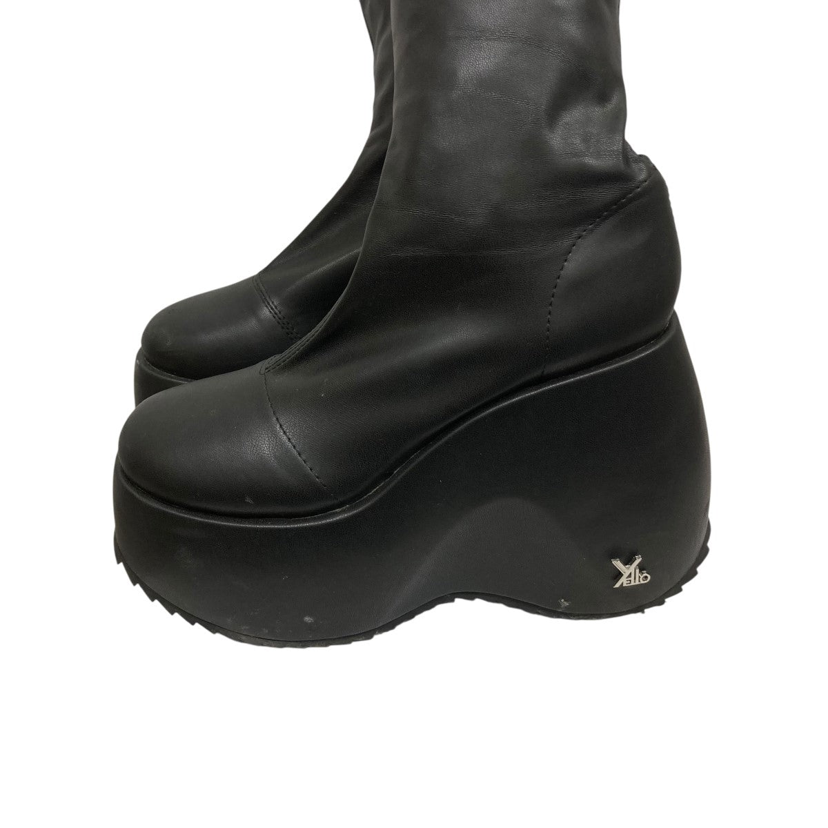 YELLO(イエロ) 厚底ロングブーツ ブラック サイズ 2XL｜【公式