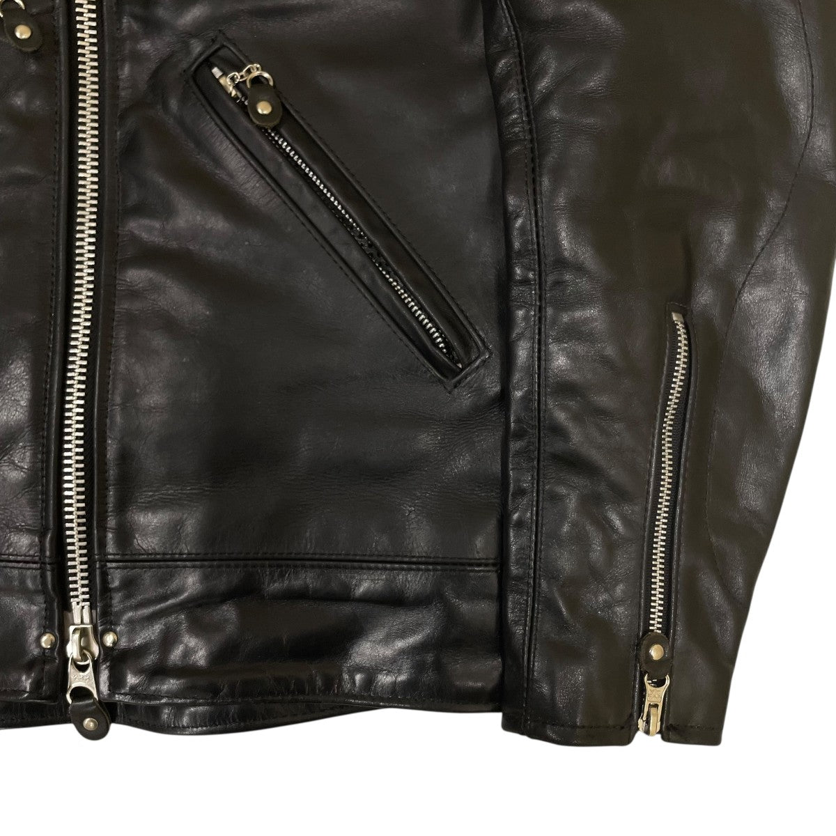 VANSON(バンソン) CITYJACKET VAJ3レザージャケット ブラック サイズ