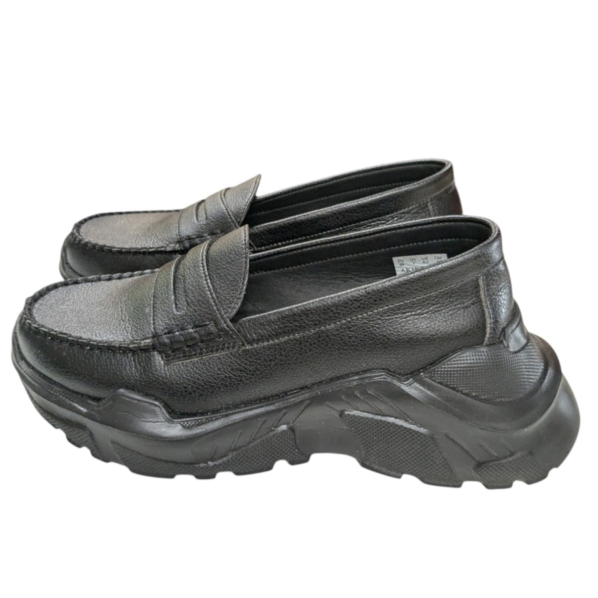 AKIKOAOKI(アキコアオキ) REGULATED GRAVITYローファー ブラック