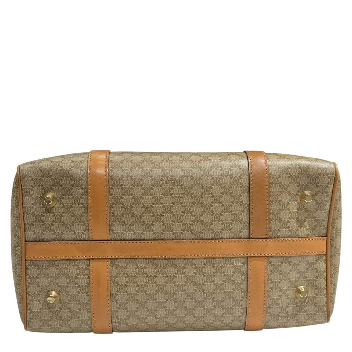 CELINE(セリーヌ) マカダム柄ボストンバック - ベージュ｜【公式