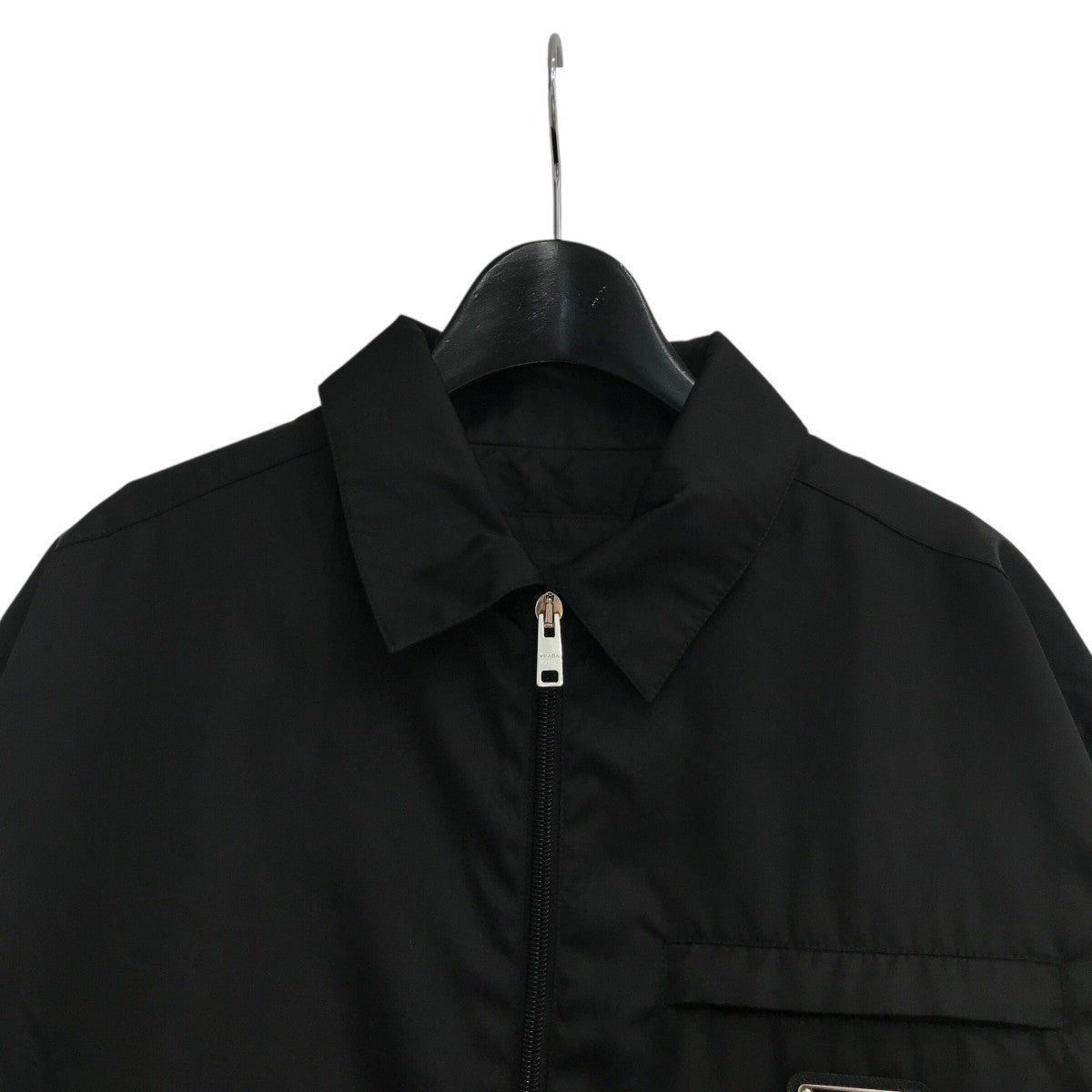PRADA(プラダ) Re-NylonジップアップシャツSC502 SC502 ブラック