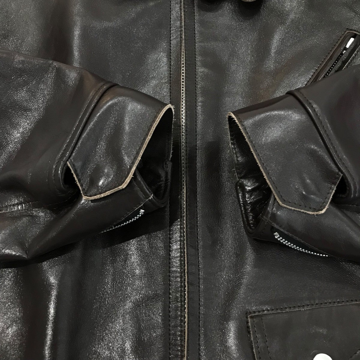 sacai(サカイ) 25SS「Leather Jacket」ライダースジャケット25 03578M
