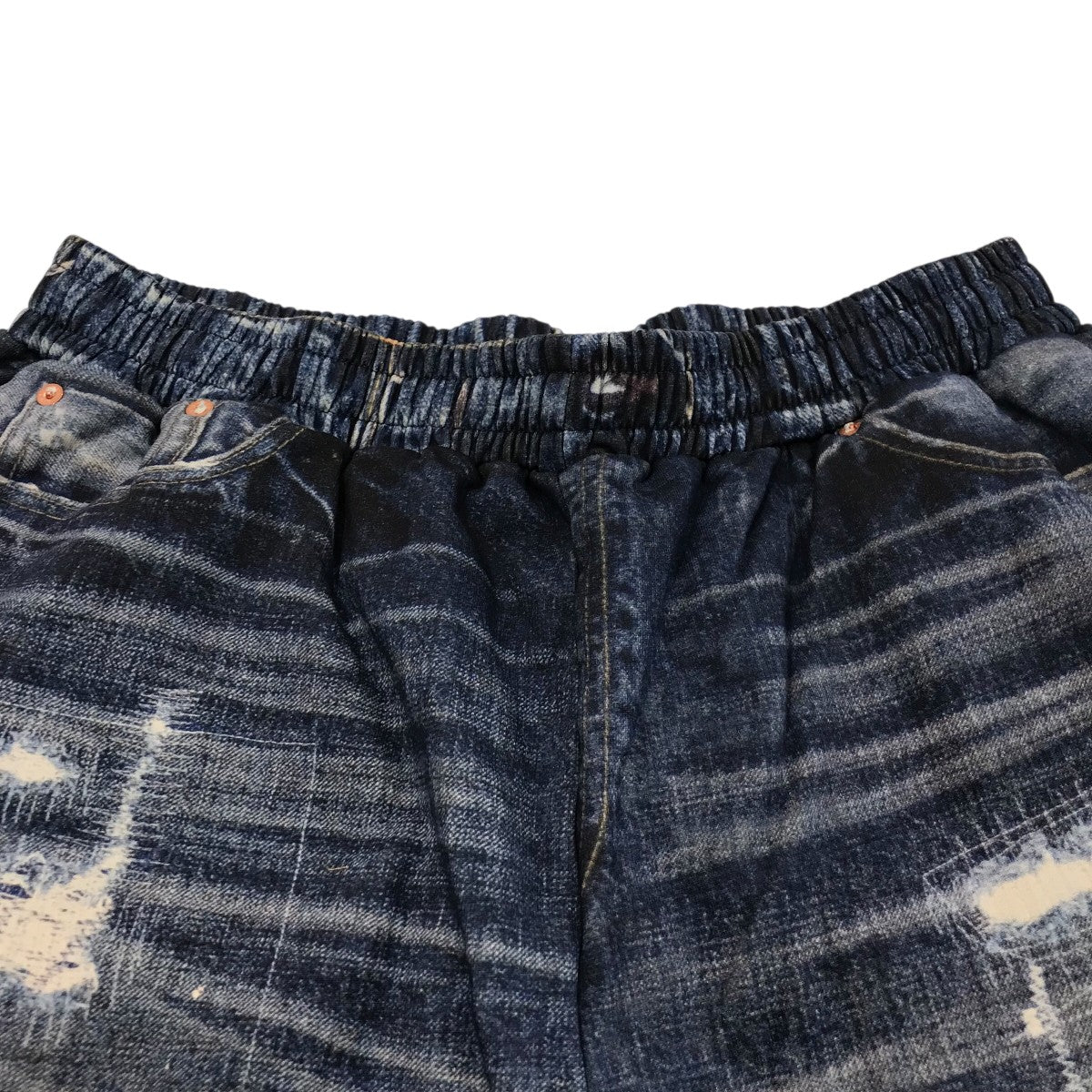 SAPEur(サプール) 「Lot．5550XX SWEAT PANTS」デニム転写スウェット