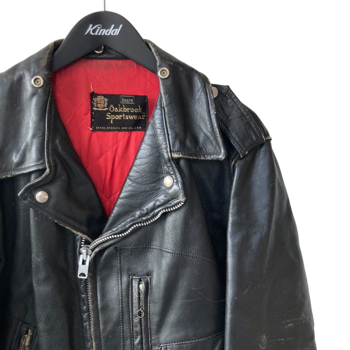 Sears oakbrook(シアーズ オークブルック) 60s Dポケ ダブルレザー