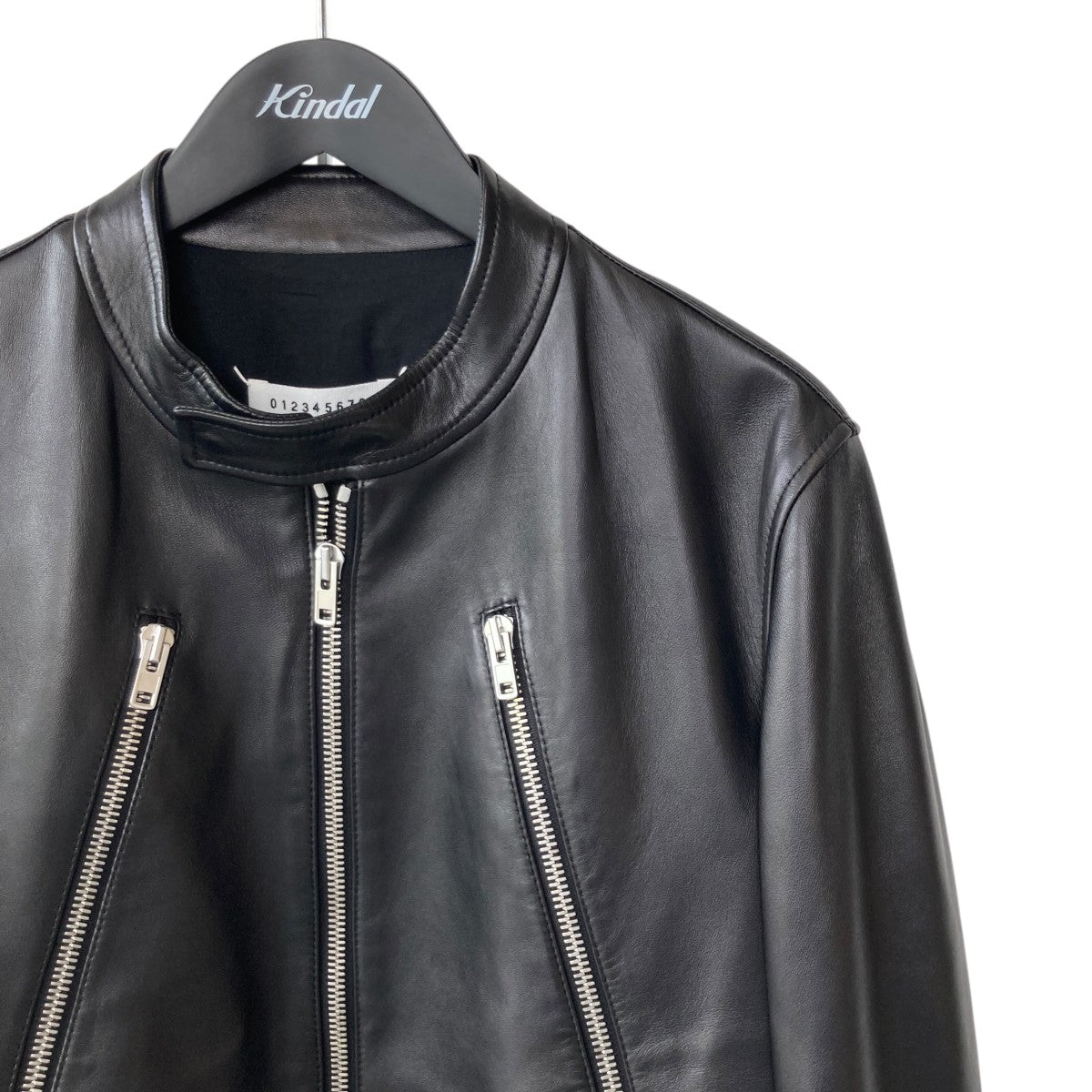 Maison Margiela(メゾンマルジェラ) 23SS八の字 5ZIPレザーライダース
