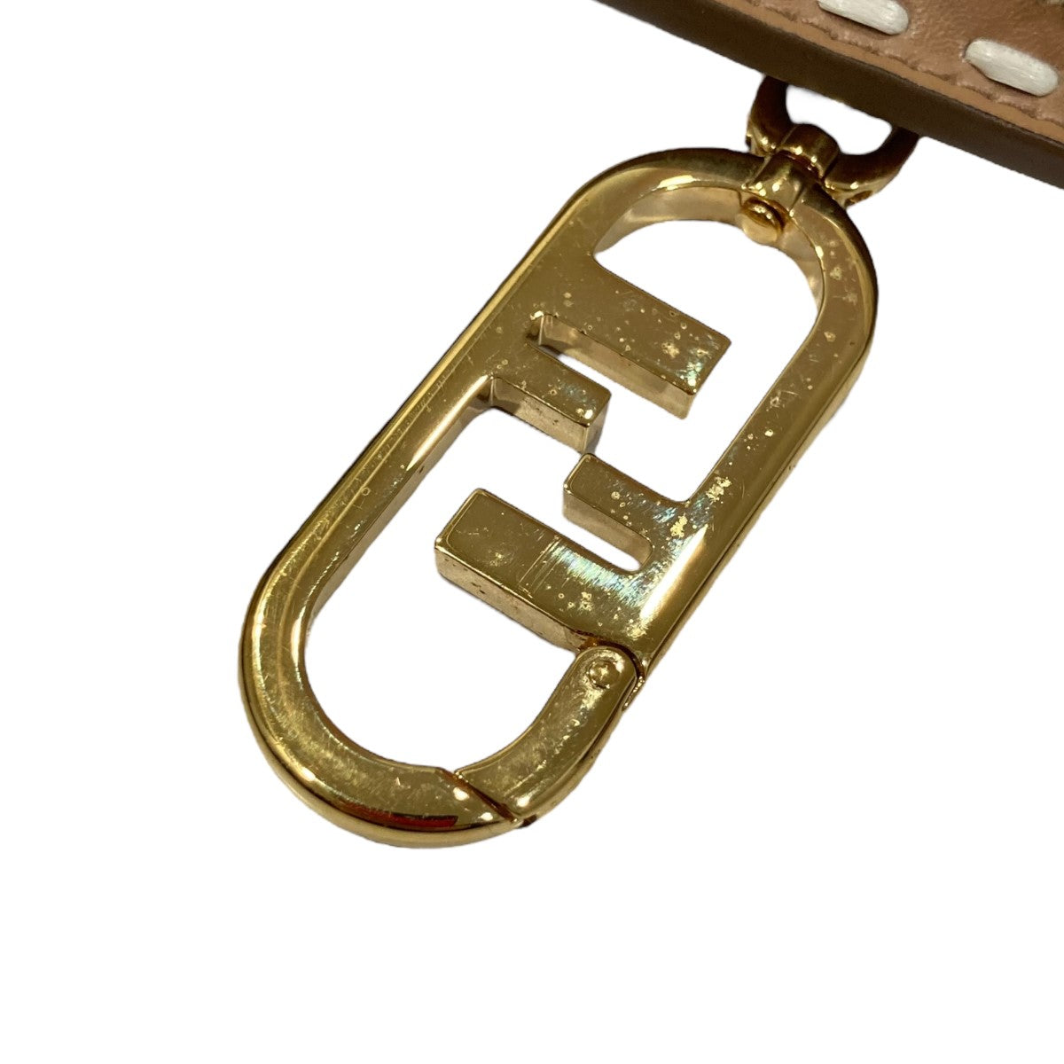 FENDI(フェンディ) FFロゴファーフォンポーチ ベージュ｜【公式