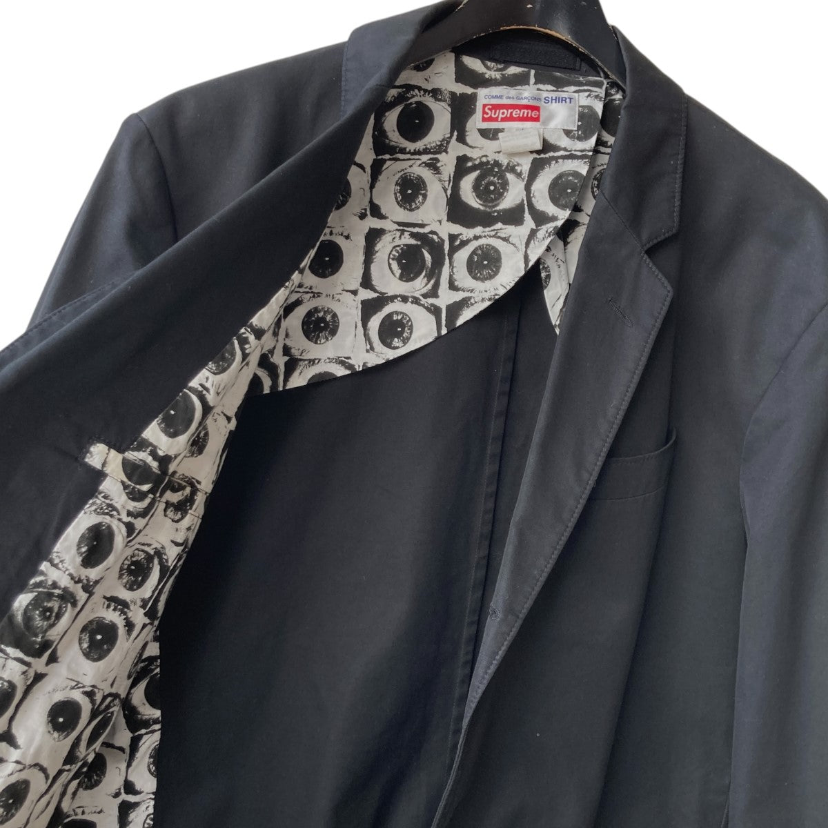 COMME des GARCONS SHIRT×Supreme Cotton gabardine 3-Button Suit