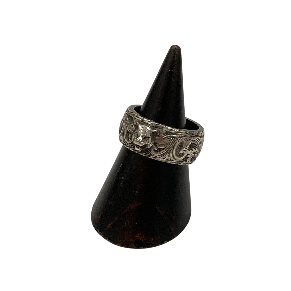 GUCCI(グッチ) キャットヘッドリング43357 43357 シルバー サイズ 18